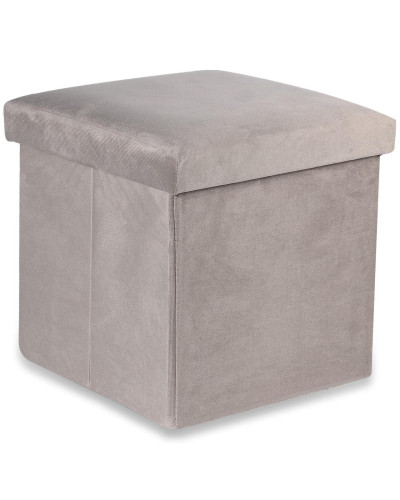 Пуф розкладний Velvet М 30х30х30 см Бежевий