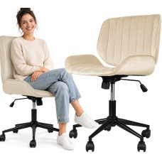 Кресло вращающееся, для офиса, для салона, вельвет JUST SIT TORES БЕЖЕВОЕ
