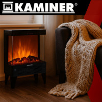 Электрический камин KAMINER 26400 обогреватель 2000 Вт.