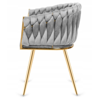 Стул Just Sit IMPERIA velvet Серый