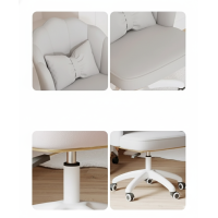 Крісло обертове дитяче, вельвет JUST SIT BUENO (серое)