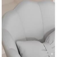 Крісло обертове дитяче, вельвет JUST SIT BUENO (серое)