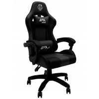 Вращающееся игровое кресло для офиса, черное, современное KL-432
