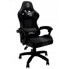 Вращающееся игровое кресло для офиса, черное, современное KL-432