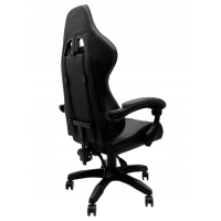 Вращающееся игровое кресло для офиса, черное, современное KL-432