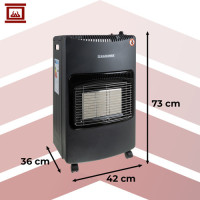 Газовая пец KAMINER-PL 26157 46х18х73