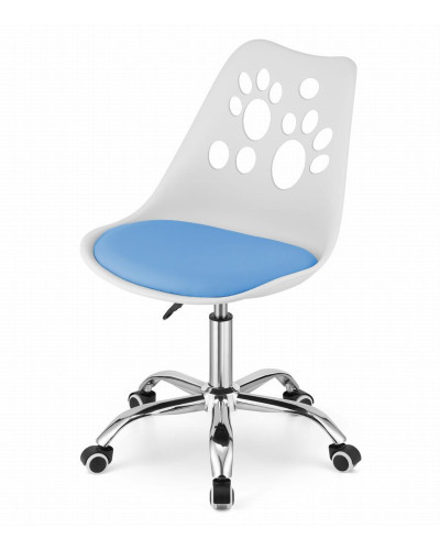 Набор Офисных кресел Just Sit RENO (бело-синий) Акция 5шт