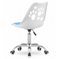 Набор Офисных кресел Just Sit RENO (бело-синий) Акция 5шт