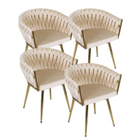Набор стульев Just Sit IMPERIA Velvet бежевые Акция 4шт