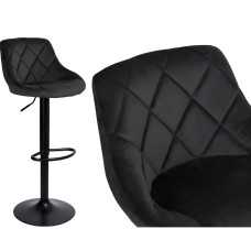 Барный стул Hoker Just Sit TOLEDO Velvet-черный