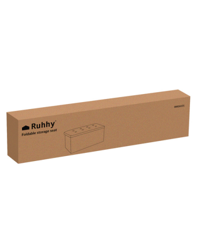 Пуф серый бархатный 76x38x38см XXL