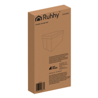 Пуф серый бархатный 60x30x30 см XL