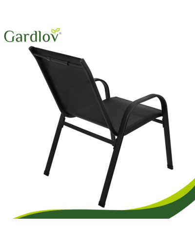 Комплект садовой мебели GARDLOV, стол + 2 стулья, для террасы, балкона и сада