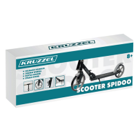 Самокат Spidoo серый Kruzzel 25629