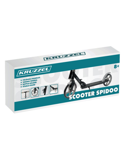 Самокат Spidoo серый Kruzzel 25629