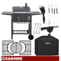Мангал садовый с крышкой 105х110х50см. Kaminer 27317
