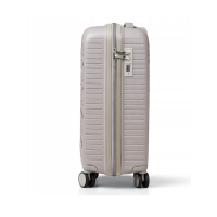 Дорожный чемодан, полипропилен, резиновые колеса, замок TSA VINCI PP150 S – (шампанский)