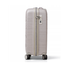 Дорожный чемодан, полипропилен, резиновые колеса, замок TSA VINCI PP150 S – (шампанский)