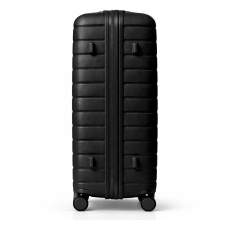 Дорожный чемодан, полипропилен, резиновые колеса, замок TSA VINCI PP24 S – ( черный )