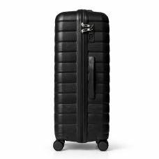 Дорожный чемодан, полипропилен, резиновые колеса, замок TSA VINCI PP24 M – ( черный )
