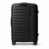Дорожный чемодан, полипропилен, резиновые колеса, замок TSA VINCI PP24 L – ( черный )