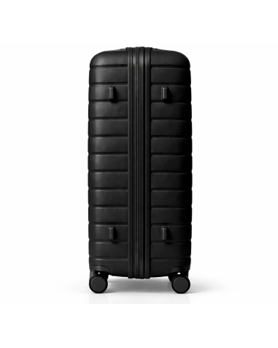 Дорожный чемодан, полипропилен, резиновые колеса, замок TSA VINCI PP24 L – ( черный )