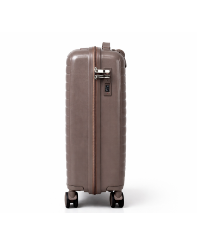 Дорожный чемодан, полипропилен, резиновые колеса, замок TSA VINCI  PP450 S – (кофі)