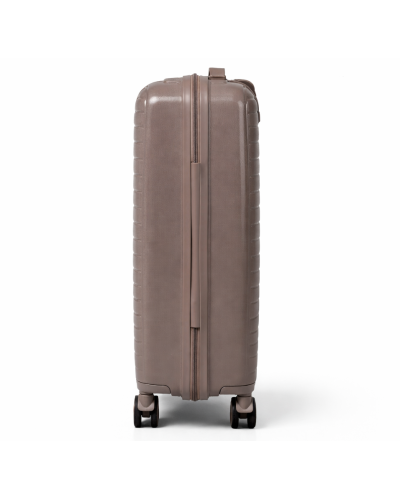Дорожный чемодан, полипропилен, резиновые колеса, замок TSA VINCI  PP450 S – (кофі)