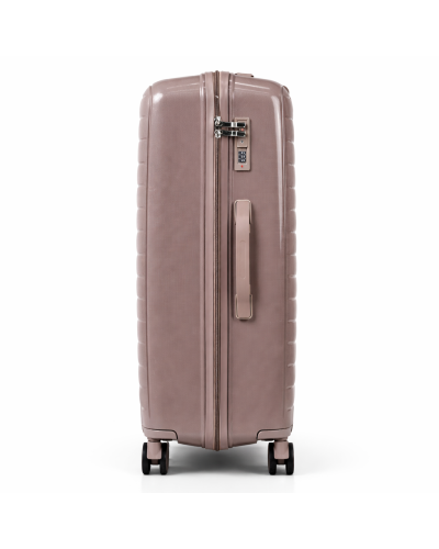 Дорожный чемодан, полипропилен, резиновые колеса, замок TSA VINCI  PP450 M – (кофі)