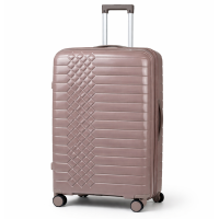 Дорожный чемодан, полипропилен, резиновые колеса, замок TSA VINCI  PP450 L – (кофі)