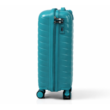 Дорожный чемодан, полипропилен, резиновые колеса, замок TSA VINCI PP280 S – (зеленый)