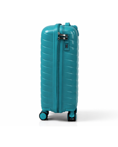 Дорожный чемодан, полипропилен, резиновые колеса, замок TSA VINCI PP280 S – (зеленый)