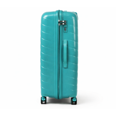 Дорожный чемодан, полипропилен, резиновые колеса, замок TSA VINCI  PP280 L – (зеленый)
