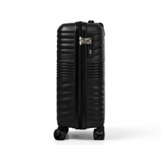 Дорожный чемодан, полипропилен, резиновые колеса, замок TSA VINCI PP290 S – ( черный )