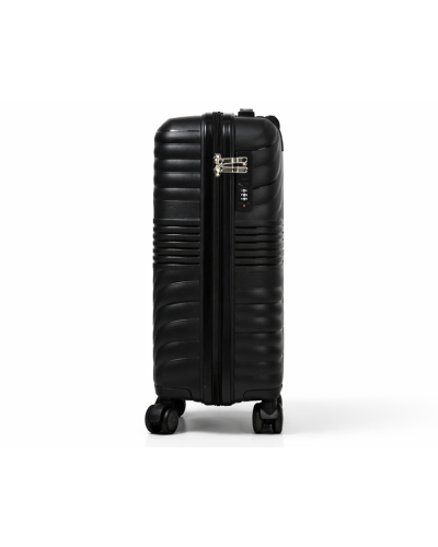 Дорожный чемодан, полипропилен, резиновые колеса, замок TSA VINCI PP290 S – ( черный )