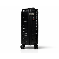 Дорожный чемодан, полипропилен, резиновые колеса, замок TSA VINCI PP120 S – ( черный )
