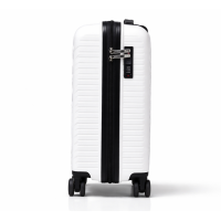 Дорожный чемодан, полипропилен, резиновые колеса, замок TSA VINCI PP150 S – (белая)