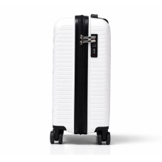 Дорожный чемодан, полипропилен, резиновые колеса, замок TSA VINCI PP150 S – (белая)