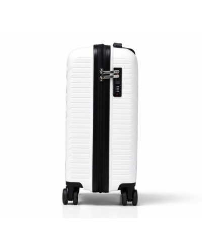 Дорожный чемодан, полипропилен, резиновые колеса, замок TSA VINCI PP150 S – (белая)