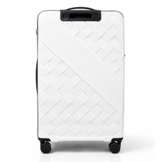 Дорожный чемодан, полипропилен, резиновые колеса, замок TSA VINCI PP150 S – (белая)