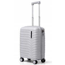 Дорожный чемодан, полипропилен, резиновые колеса, замок TSA VINCI PP24 S – ( серый )