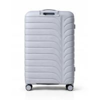 Дорожный чемодан, полипропилен, резиновые колеса, замок TSA VINCI PP24 S – ( серый )