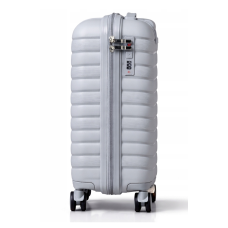 Дорожный чемодан, полипропилен, резиновые колеса, замок TSA VINCI PP24 S – ( серый )