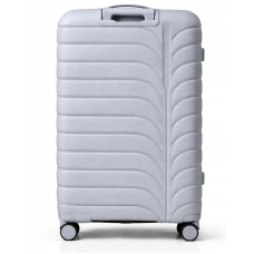 Дорожный чемодан, полипропилен, резиновые колеса, замок TSA VINCI PP24 L – ( серого )