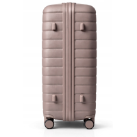 Дорожный чемодан, полипропилен, резиновые колеса, замок TSA VINCI PP24 S – ( кофейный )