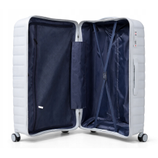 Дорожный чемодан, полипропилен, резиновые колеса, замок TSA VINCI PP24 S – ( кофейный )