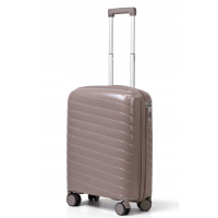 Дорожный чемодан, полипропилен, резиновые колеса, замок TSA VINCI PP280 S – (кофейного)