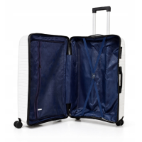 Дорожный чемодан, полипропилен, резиновые колеса, замок TSA VINCI PP450 S – ( черный )