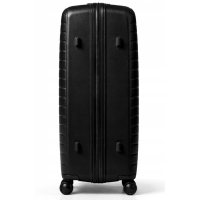Дорожный чемодан, полипропилен, резиновые колеса, замок TSA VINCI PP450 S – ( черный )