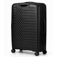 Дорожный чемодан, полипропилен, резиновые колеса, замок TSA VINCI PP450 L – ( черный )